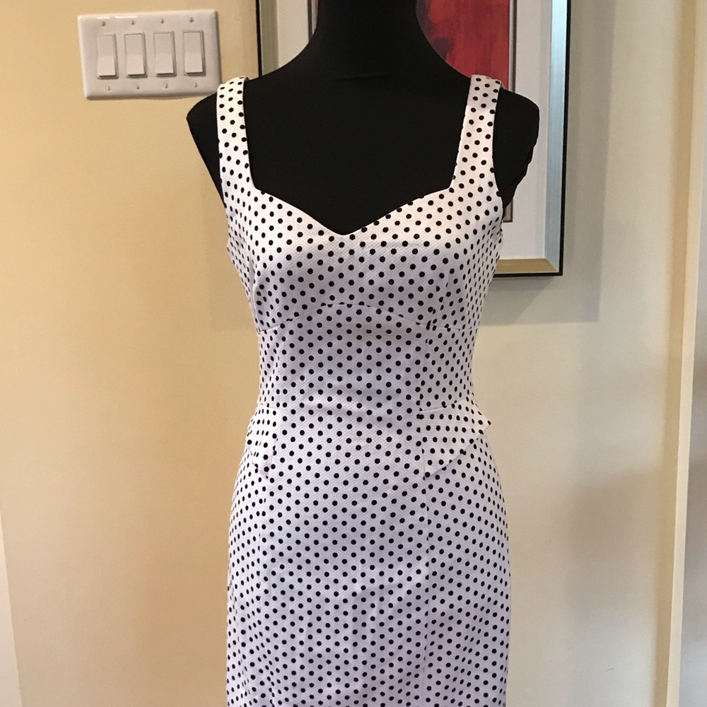 NWT Guess Polka-Dot Fitted Dress